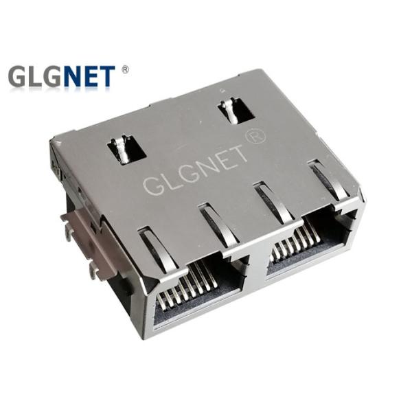 Quality Through Hole Magnetic RJ45 Connector Jack Tab Up 1G Without LED Supports PIP wholesale
