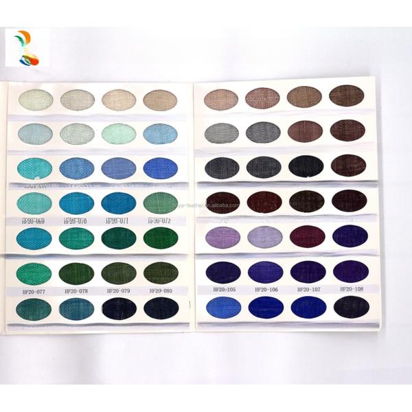 Dyed Goose Feather Sinamay Fabric for Hat Decoration and Millinery Supplies