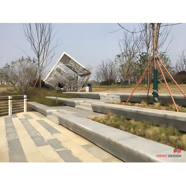 1 Color Print Method Gallery Frame for Large Art Installations in Stainless Steel