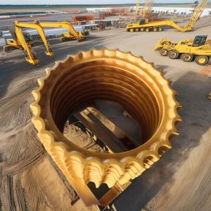 Smooth Finish Agricultural Machine D4 Sprocket for PC120-5 Undercarrige Sprocket