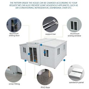 Expandable Shipping Container House Prefabricated Homes With Graphic Design