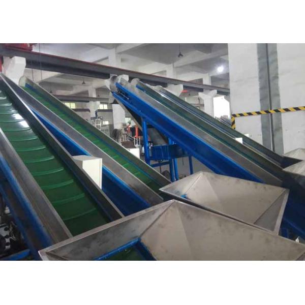 3000gauss Plastic Conveyor System 750w Loading Height 3000mm 10400*460mm Desk