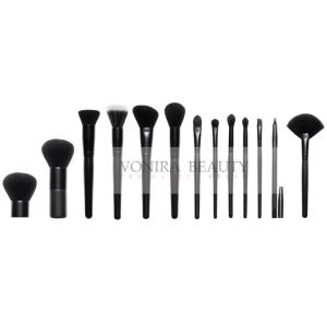 China BSCI Synthetic Hair Brushes 13Pcs With Forestry Wood Handle on sale