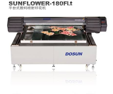 High Resolution 1440dpi Textile Ink-jet Digital Flatbed Printer , 1800mm ×