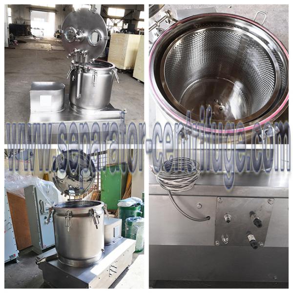 Industrial Floodale Jacketed Ethanol Extraction Centrifuge Herbal Oil Extractor Equipment