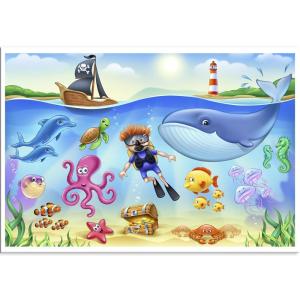 Water Resistant Disposable Table Mat , Germ Free Plastic Sticky Placemats For