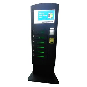 Airport Video Advertising Mobile Locking Cell Phone Charging Station Device LCD