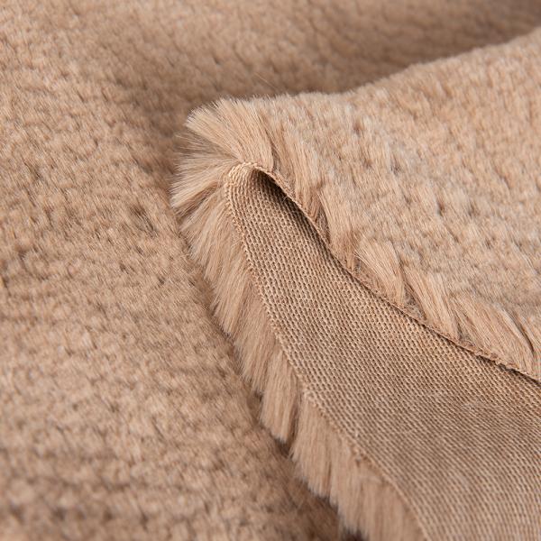 Design Short Fur Faux Fur Sherpa Teddy Fabric with 100% Polyester Front Material