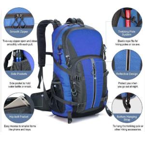 China 40L Lightweight Ergonomic Casual Unisex Travel Backpack on sale