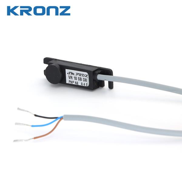 Inductive Sensors with PVC Cable 2m Rectangular Housing 8 Mm Sn Distance PNP NC