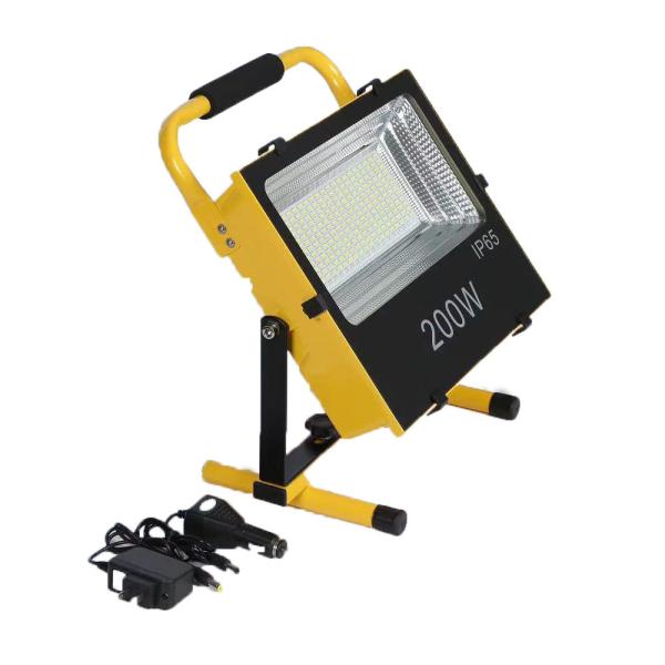 Rechargeable Industrial LED Flood Lights Good Heat Dissipation 200W Low