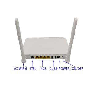Cheap HUAWEI EG8145X6 GPON ONU Wifi Router 4GE 1TEL 2USB 2.4G 5G WIFI6 External Antenna for sale