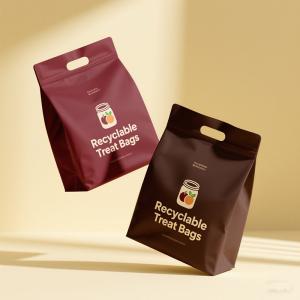 Custom Printed 8-Side Flat Bottom Stand-Up Pouches With Degassing Valve