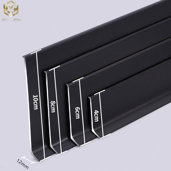 ODM Aluminium Wall Skirting Extrusion Profile T3~T8 Temper