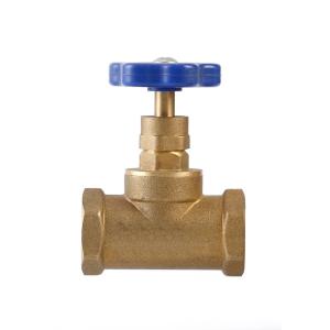 China Female Threaded Brass Stop Valve Rustproof Corrosion Resistant on sale