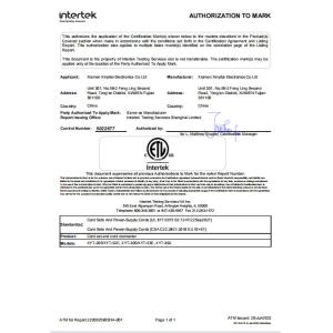 Xiamen Green Sun Technology Co., Ltd Certifications