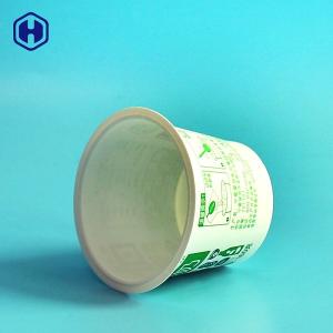 Freezer Usage IML Cup Small Round Plastic Containers Scratch Resistant