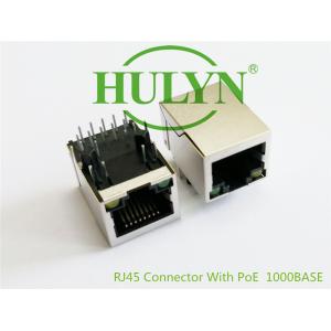 RJ45 Modular Jack Connector,, Transformer, with LED,POE, 1000 Mbps，POE+,RJ45Jack