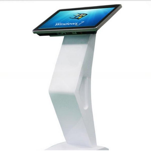 Quality 27" inch Wireless network Kiosk Stand PC Touch Screen floor standing interactive touchscreen panel PC terminal wholesale
