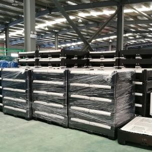 Heavy Duty Recyclable Storage industry HDPE Large Stackable Foldable Collapsible