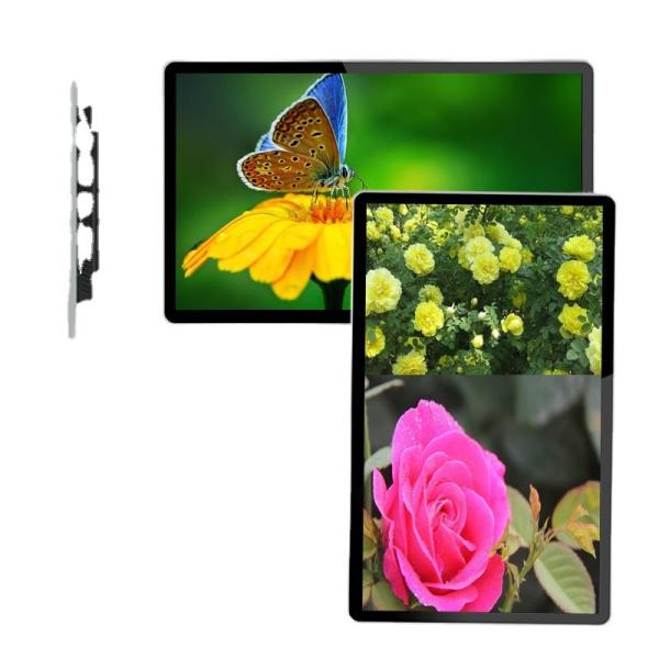 wall mounted UHD 4K 55" inch wireless WIFI network Android player LCD display