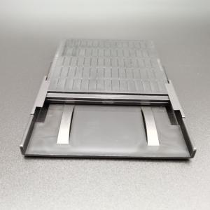 4 Inch Black Push Pull Waffle Pack Lids Clips Antistatic Recyclable