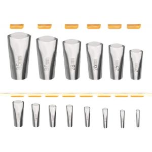 K-013 24pcs Caulking Finisher Kit Caulk Nozzle Applicator Reusable Stainless