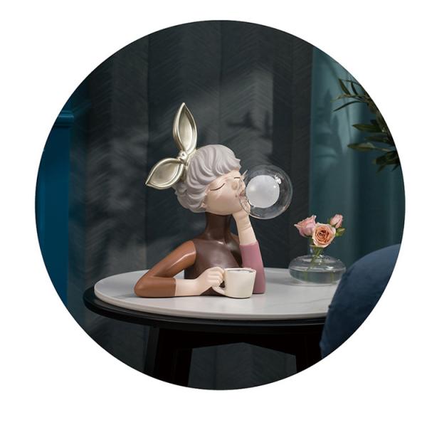 Nordic Bedroom Bubble Girl LED Nightlight Creative Birthday Gift Atmosphere Table Lamp