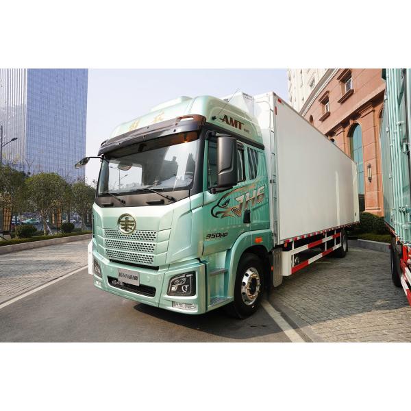 Quality Qingdao Jiefang CA5181 JH6 Half-Row Seats Diesel 10-Speed 350 Hp 4X2 9.7m AMT Automatic Refrigerated Truck wholesale
