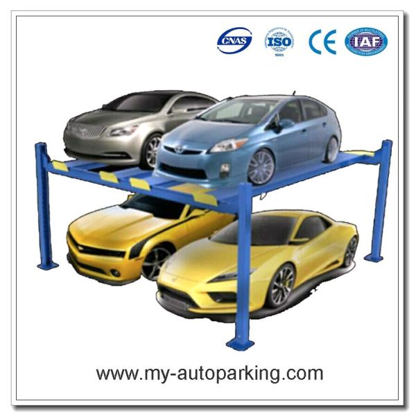 Quality Four Post Double Parking Car Lift / Stack Parking System/ Double Wide Car Lift/ Car Garage/Car Parking/ Garage Storage wholesale