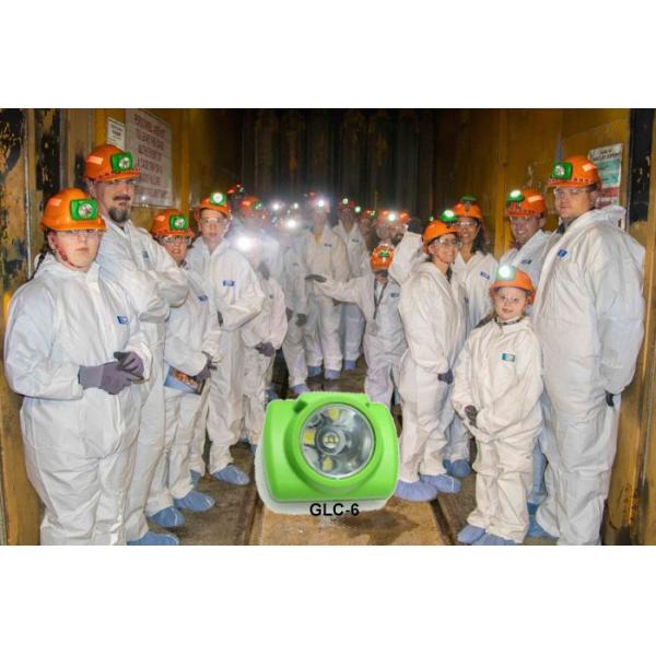 13000 Lux Safety Miners Cordless Cap Lamp Oled Screen SOS With USB / Cradle Charger