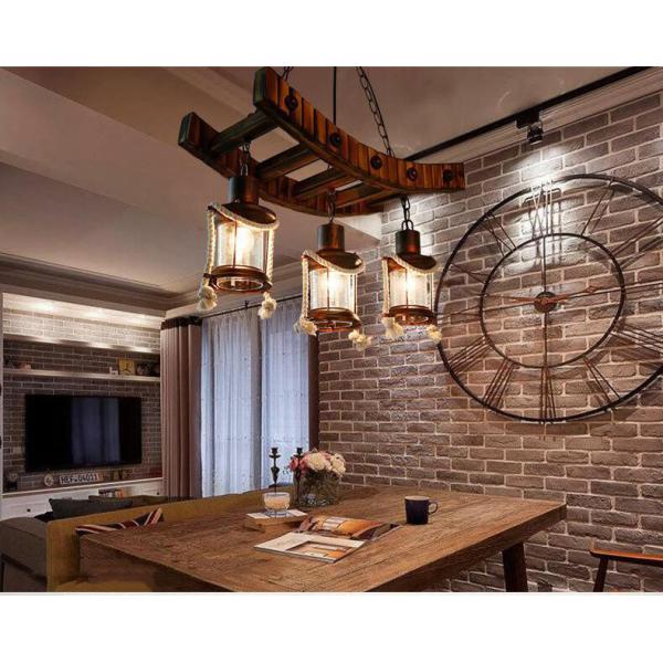 American Light Design Vintage Chandelier Retro Cafe Bar Restaurant Bamboo Loft Pendant Lamp(WH-VP-231)