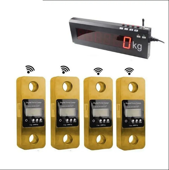 Quality 1T 3T 5T 12T35T 50T 75T  100T 150T 200T 250T 300T 500T Industrial weighing wireless dynamometer crane scale load cell wholesale