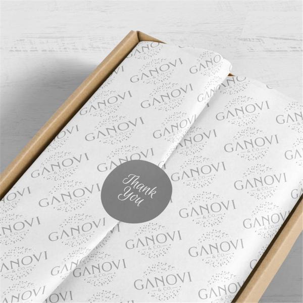 50*75cm Logo Printed Tissue Paper For Shoe Box