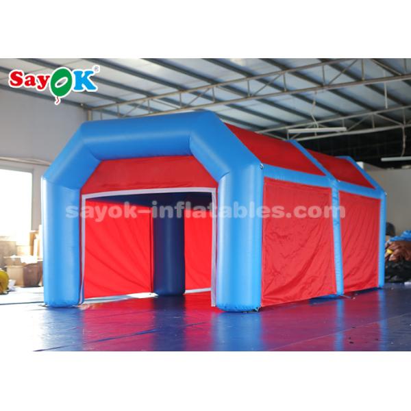 Go Outdoors Air Tent Water - Proof Inflatable Air Tent For Picnic Blue And Red Color