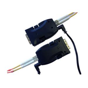 Mini DVI Fiber Optic Extender 1.65Gbps Bandwidth Over Two Cores Fiber Cable