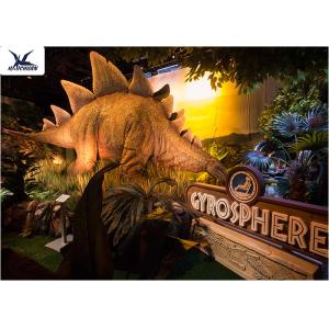 Animatronic Realistic Light Giant Dinosaur Model For Indoor Decoration