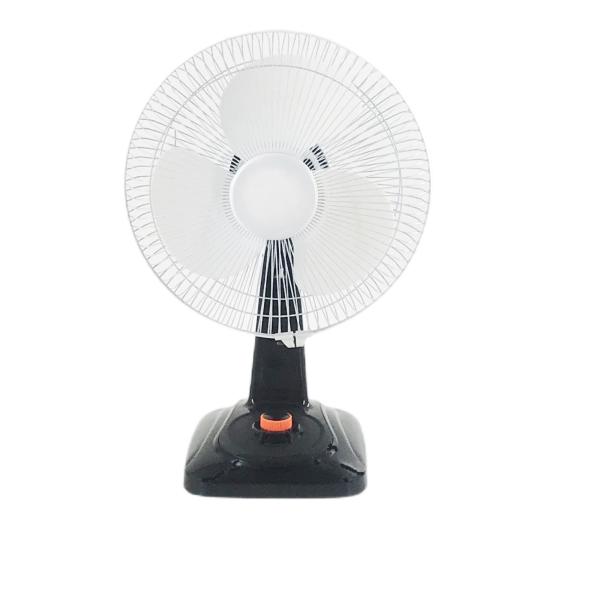 DC 12V Household Rechargeable Table Fan 12 Plastic With Mechanical DC Brushless