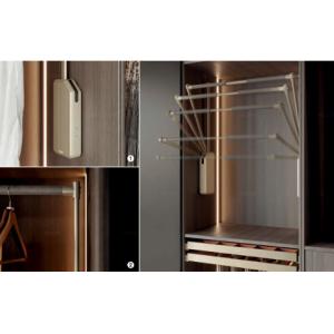 Sleek Almirah Hanger Accessories Hanging Rack Wardrobe Drawer Liner
