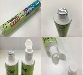 100g Aluminum Barrier Laminated Toothpaste Packaging Tube With Flip Top