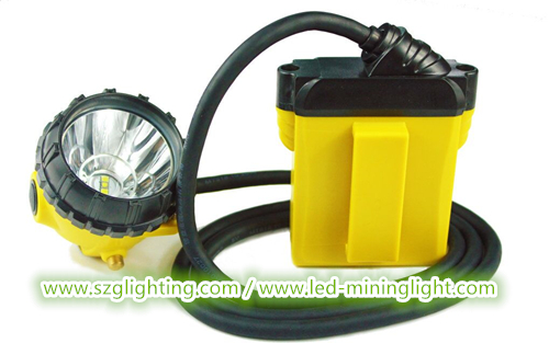 IP68 Approved 25000lux 3W Cree Safety Mining Cap Lights with 3 Levels Lighting