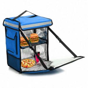 Portable Durable Food Grade Insulated Thermal Cooler Delivery Bag with 420D/PVC