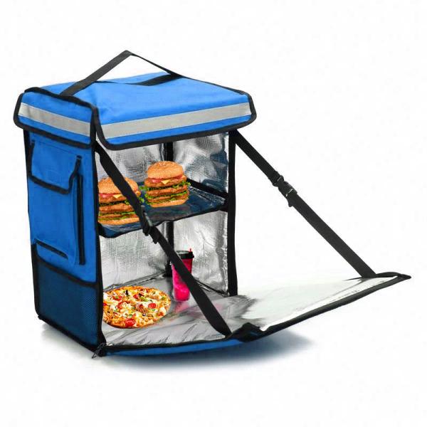 Geometric Pattern Cooler Backpack Reusable Cup Carrier for Food and Drink