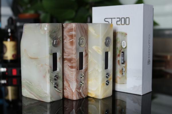 Quality Innovation Marble box mod ST200W Dovpo e cig new design fit for 2pc 18650 battery and with temp control function wholesale