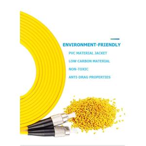 LC-LC UPC DX Fiber Optic Patch Cord High Tensile Strength For Telecommunication