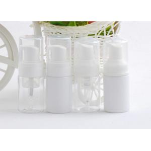 China White Clear Foaming Plastic Cosmetic Container 30ml Pet With Foam Soap Pump on sale