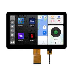 Cheap LVDS Interface 10.1 Inch TFT LCD 1024*600 Dots With capacitance Touch Screen for sale