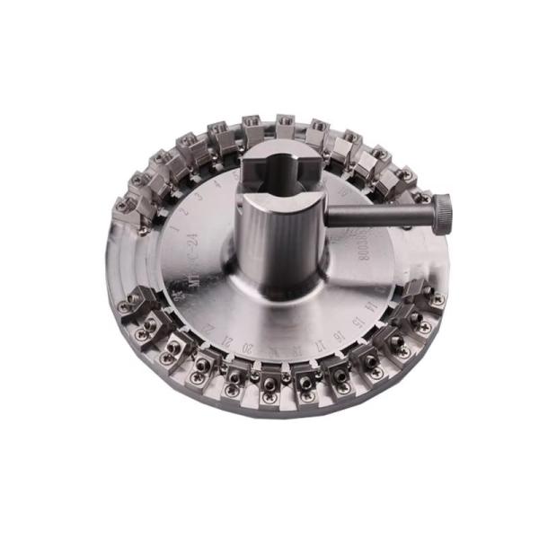 Clixun MPO MT PC Ferrules Fiber Optic Fixtures Polishing Jig Machine 24 Ferrules