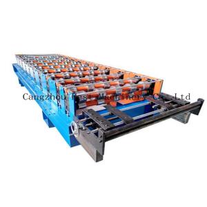 Trapezoid Roofing Sheet Roll Forming Making Machine For Building Material