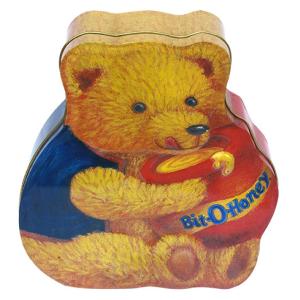 Custom Tin Candy Containers , Bear-Shaped Candy Packaging Box